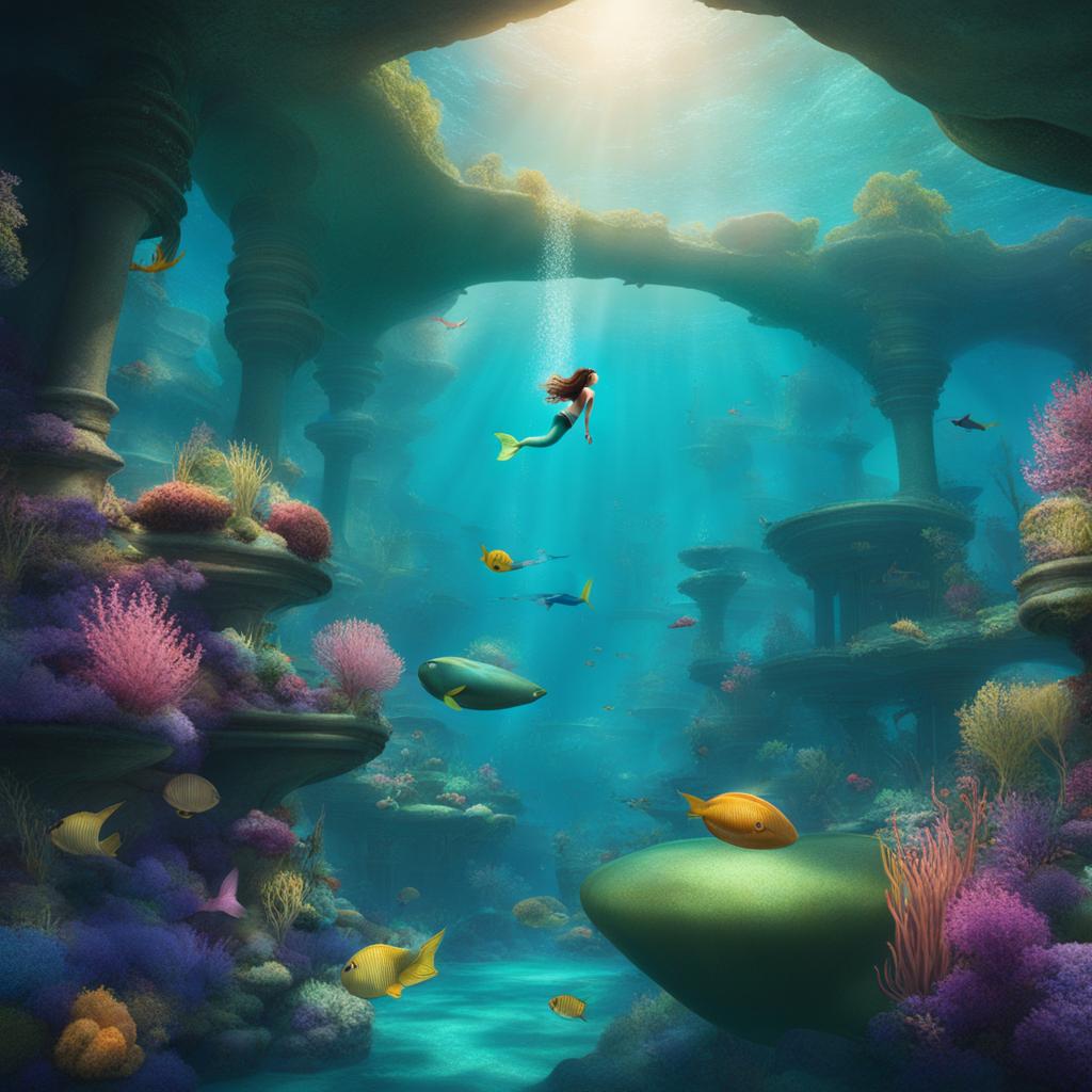 dive into mermaid lagoon, an underwater city where you can swim with mermaids. 