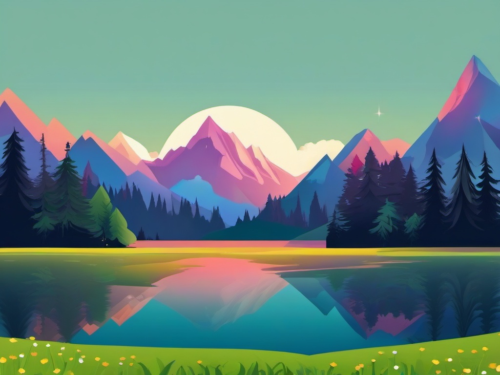 Mountain Summer Wallpaper  background