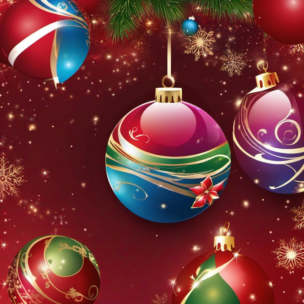 Christmas Background Wallpaper - christmas ball background  