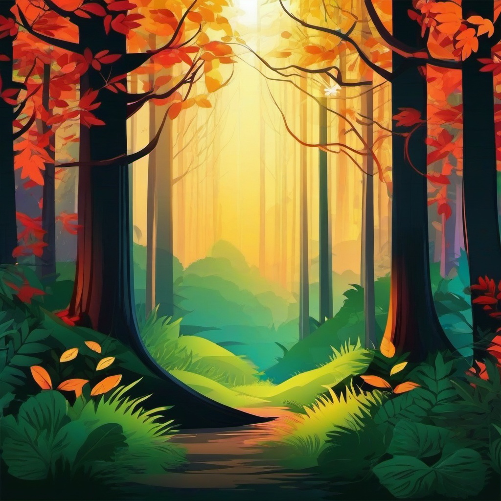 Forest Background Wallpaper - bright forest background  