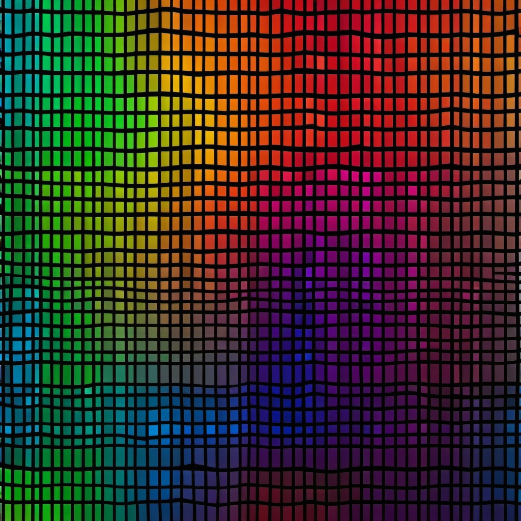 Rainbow Background Wallpaper - rainbow grid wallpaper  