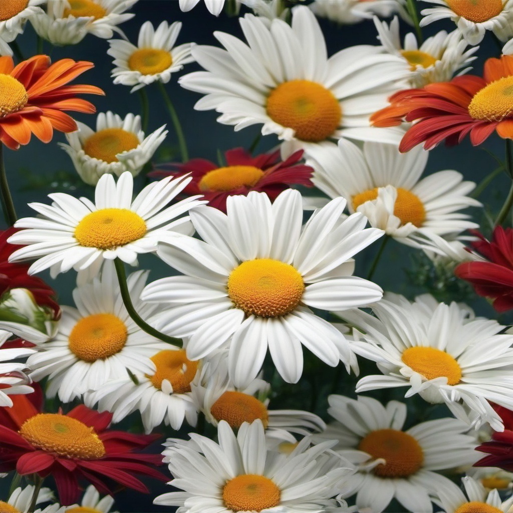 Flower Background Wallpaper - daisies background  