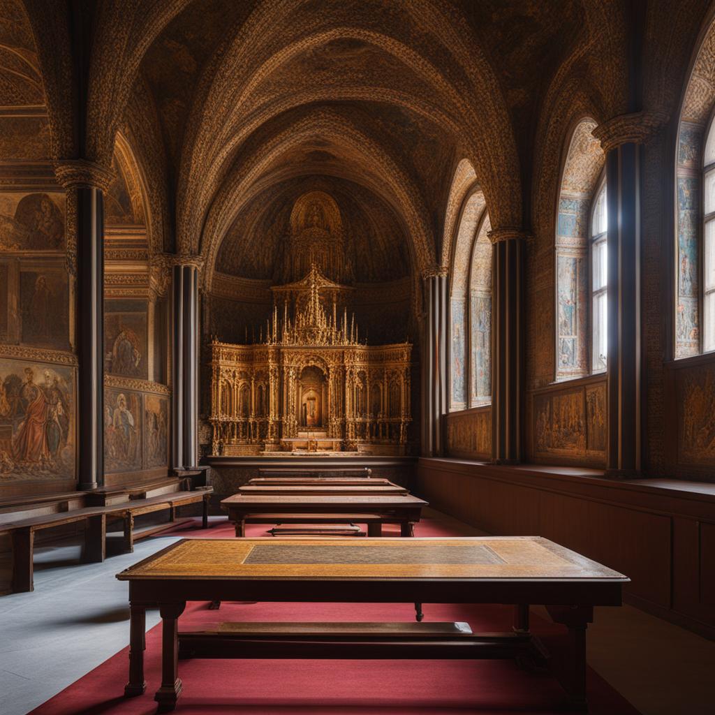 secrets of val müstair's monasteries - create an artwork that unveils the secrets of val müstair's monasteries, a unesco world heritage site. 