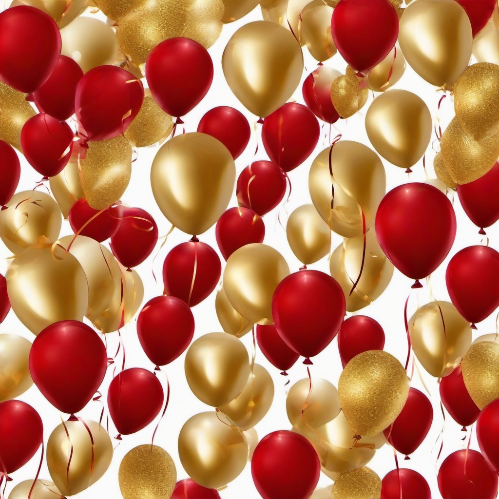 Party Background Wallpaper - red and gold balloons background  