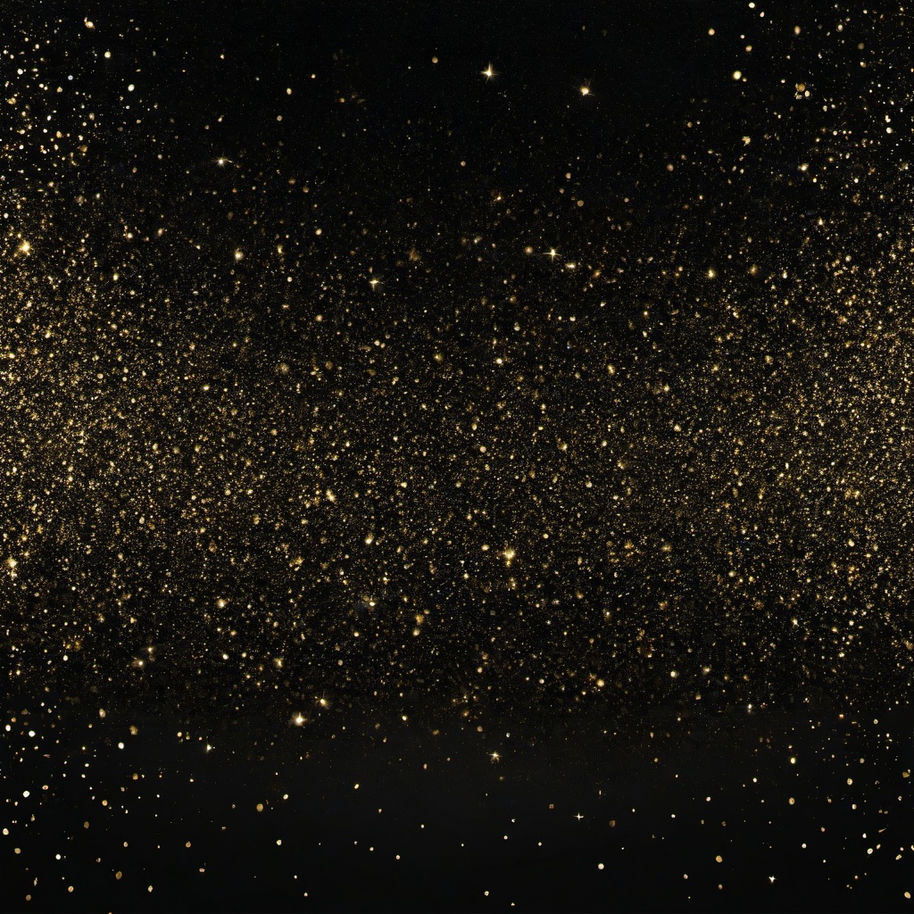 Glitter background - black gold sparkle background  