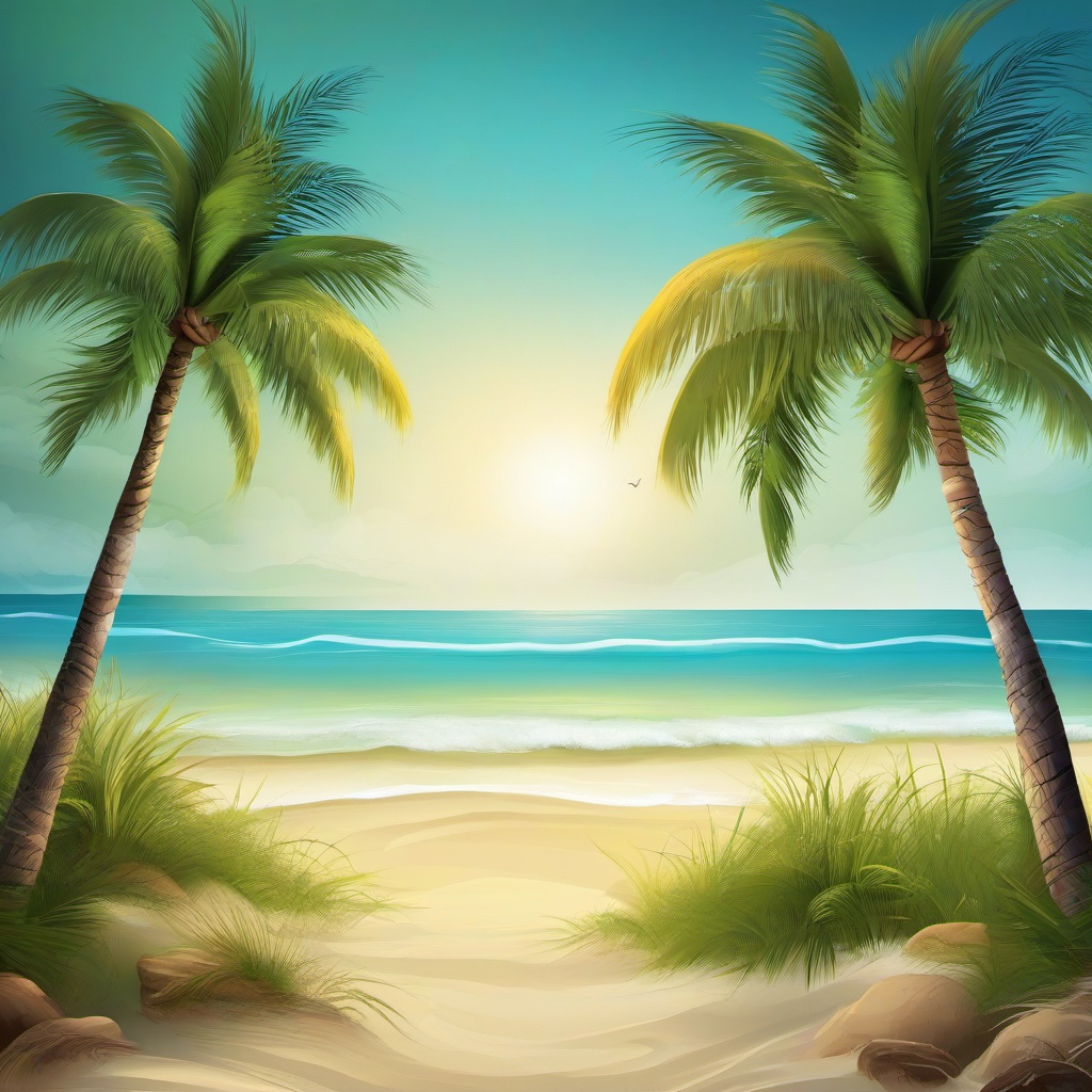 Beach background - beach background painting  