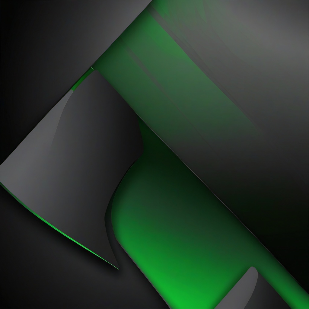 background black and green  