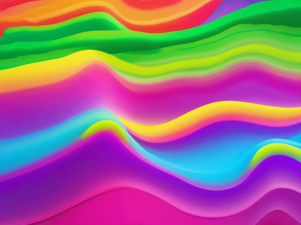 Rainbow Slime Background  