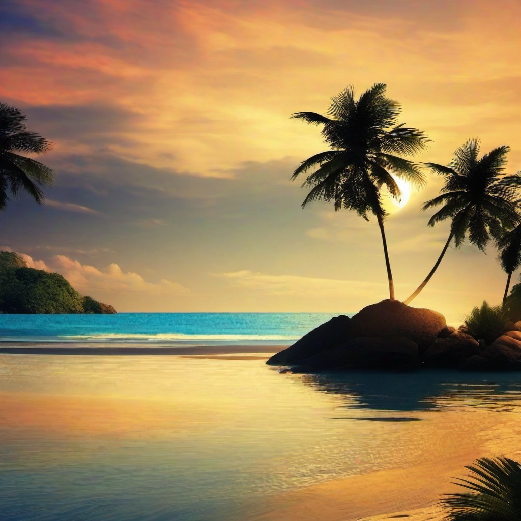 Beach Background Wallpaper - beach island background  