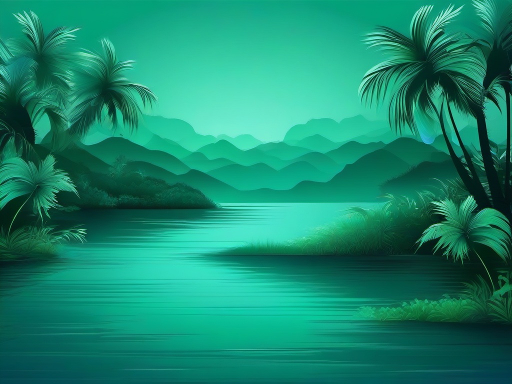 Bluish Green Background - Soothing blue-green, reminiscent of tropical waters.  background wallpaper