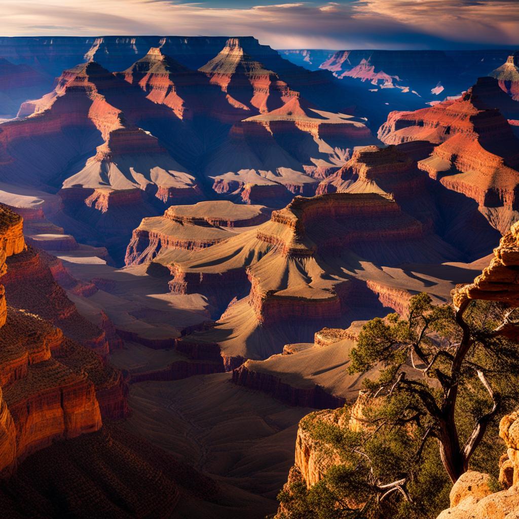 grand canyon, showcasing the awe-inspiring vastness of this natural wonder. 