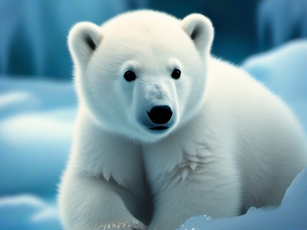 cute polar bear wallpaper  ,desktop background wallpaper