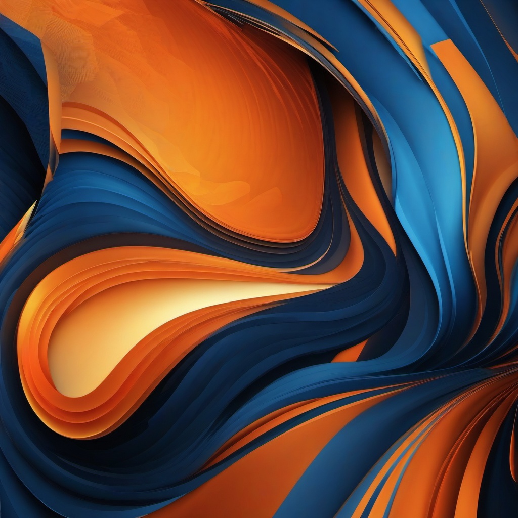 Abstract Background Wallpaper - abstract blue orange background  