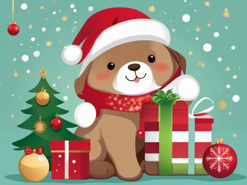 Free Cute Christmas Wallpaper  