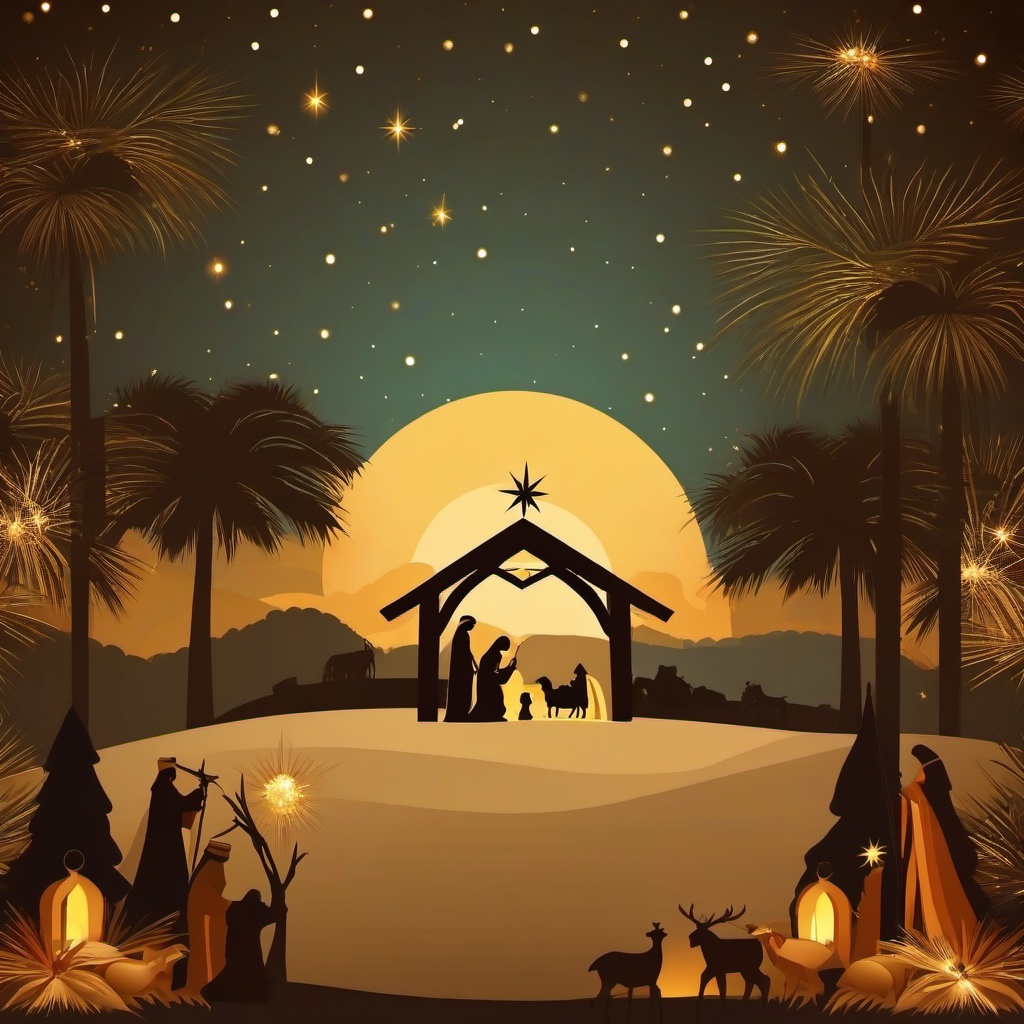 Christmas Background Wallpaper - nativity backdrop  