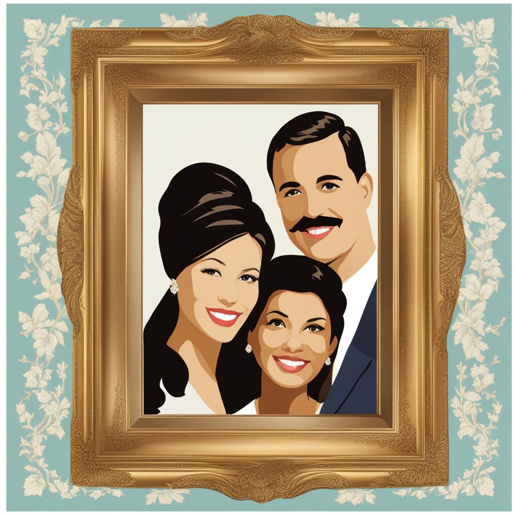 border clipart: framing a cherished family portrait. 