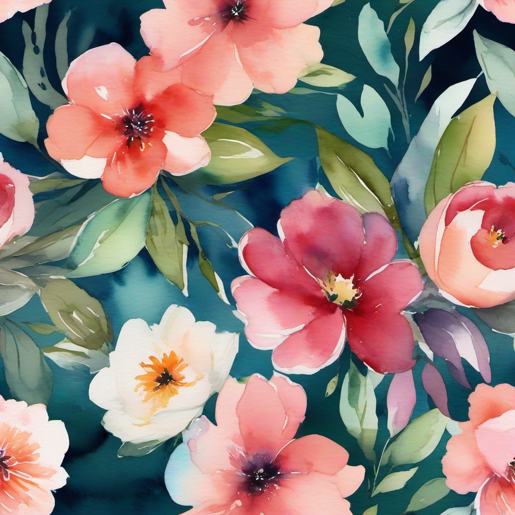 Watercolor Background Wallpaper - background watercolor flowers  