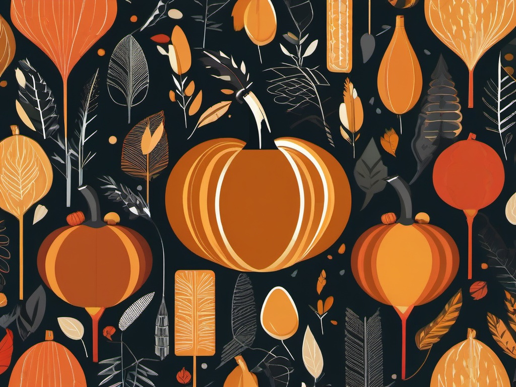 Thanksgiving Wallpaper-A bold, graphic Thanksgiving design, with striking typography and geometric patterns.  aesthetic background wallpaper