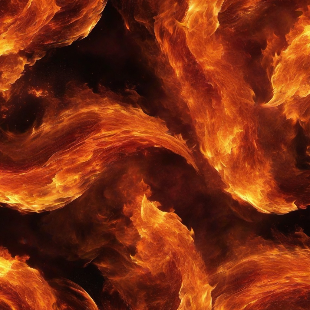 Fire Wallpaper - Swirling fire and embers close-up  background wallpaper