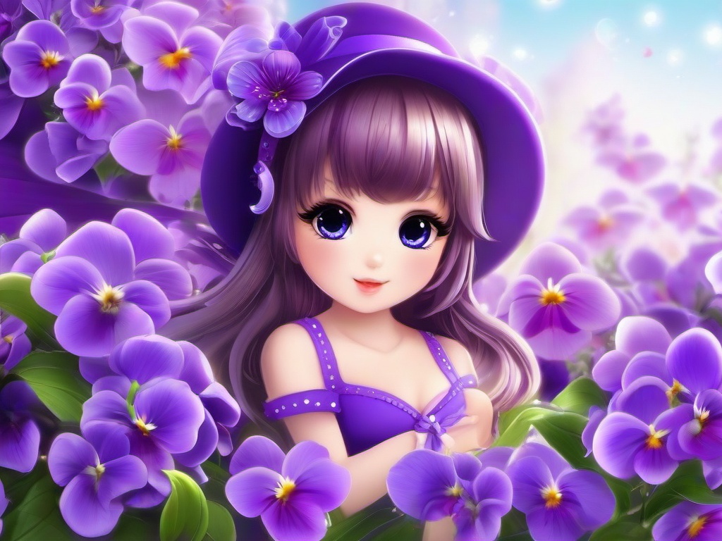 cute violet wallpaper  ,desktop background wallpaper