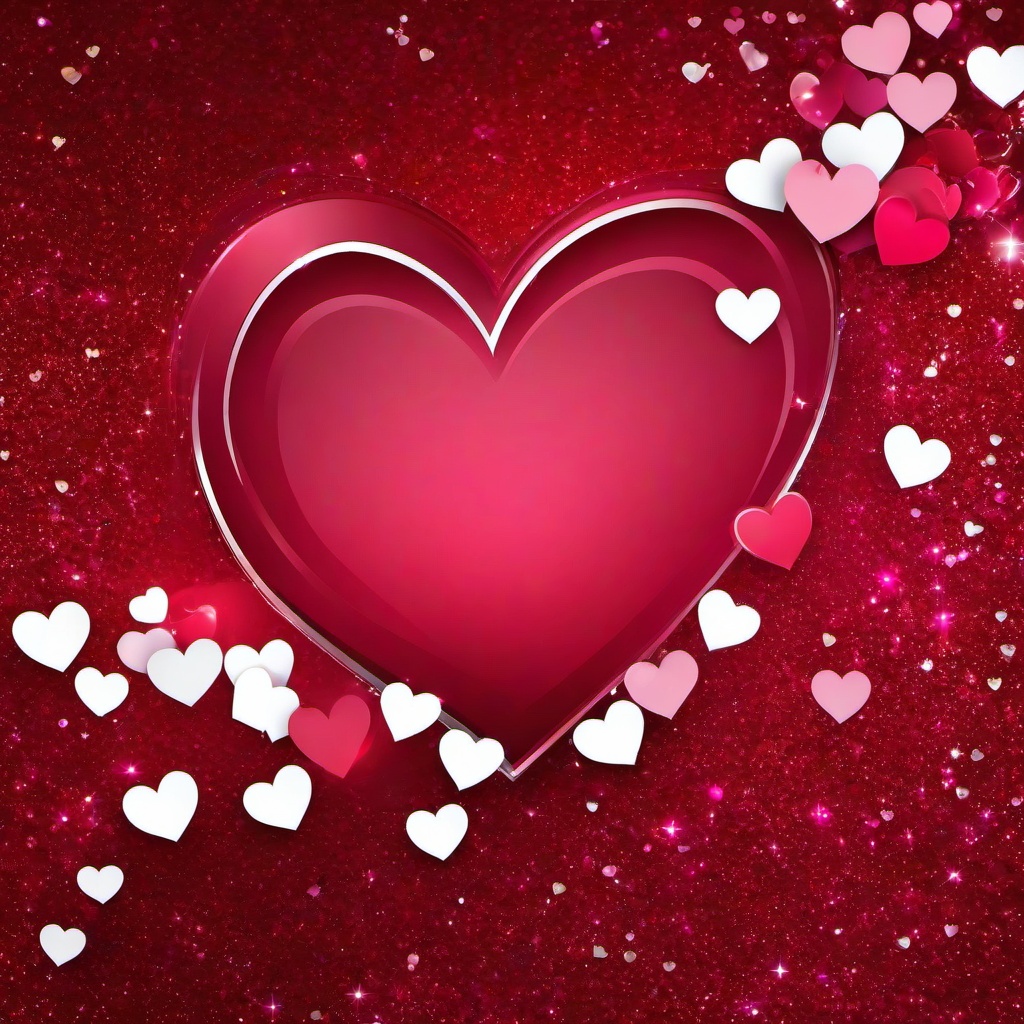 Heart Background Wallpaper - valentine glitter background  