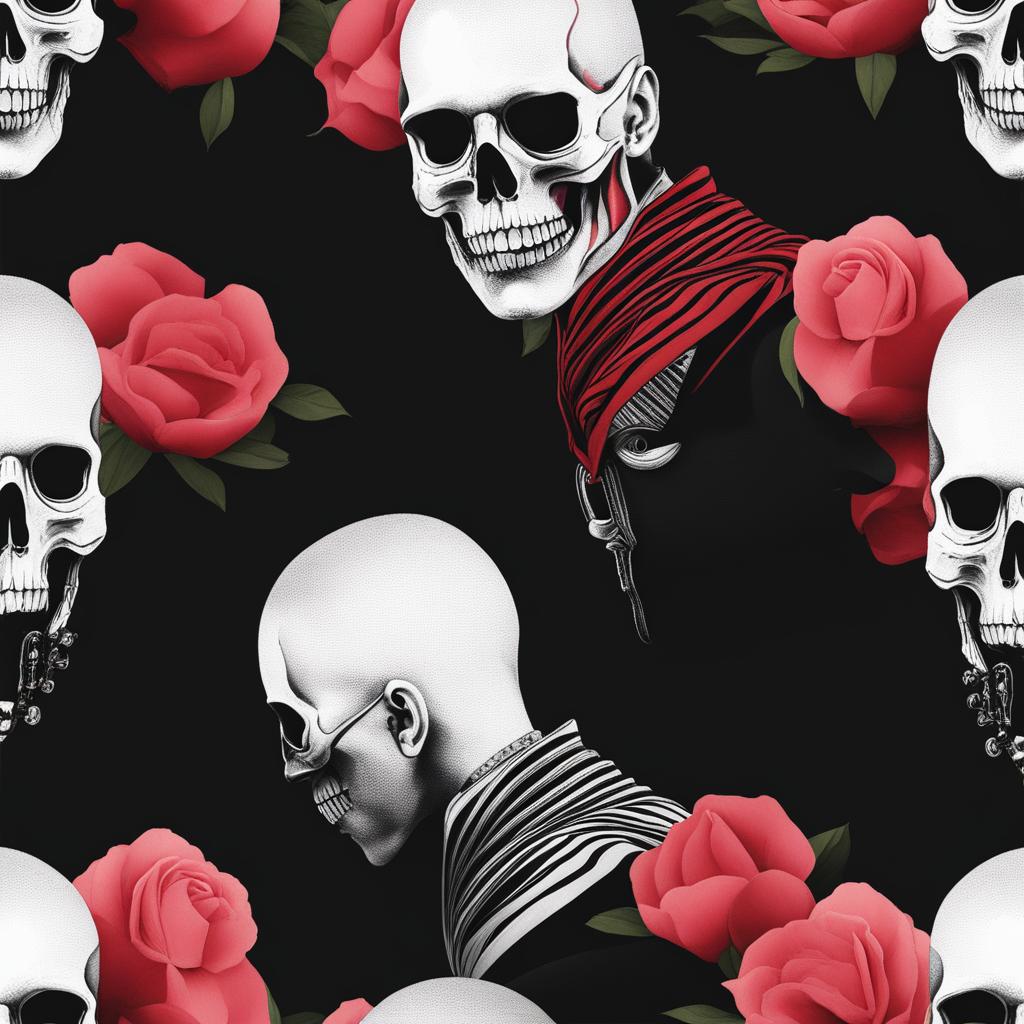 rick genest minimalist color design 