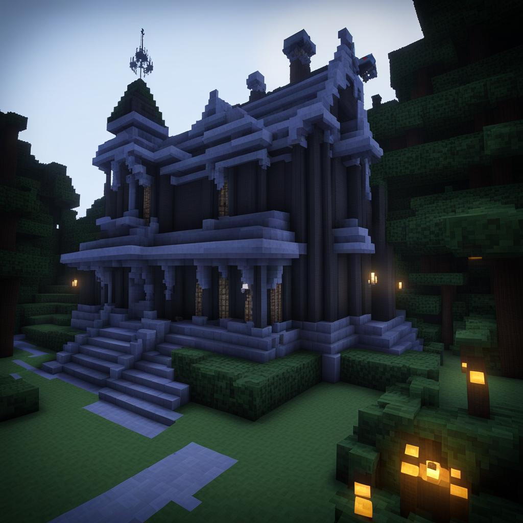 haunted mansion complete with ghostly apparitions - minecraft house ideas minecraft block style