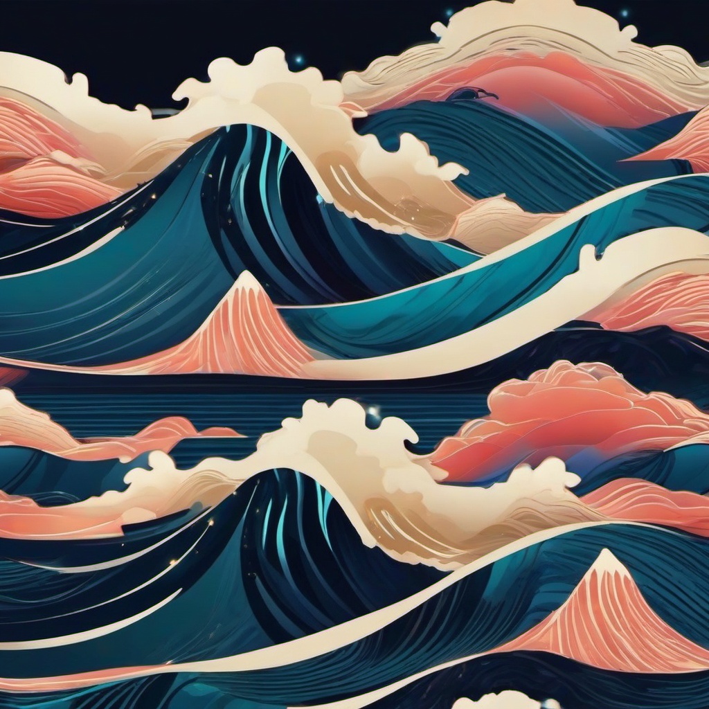 Wave Background Wallpaper - waves background aesthetic  