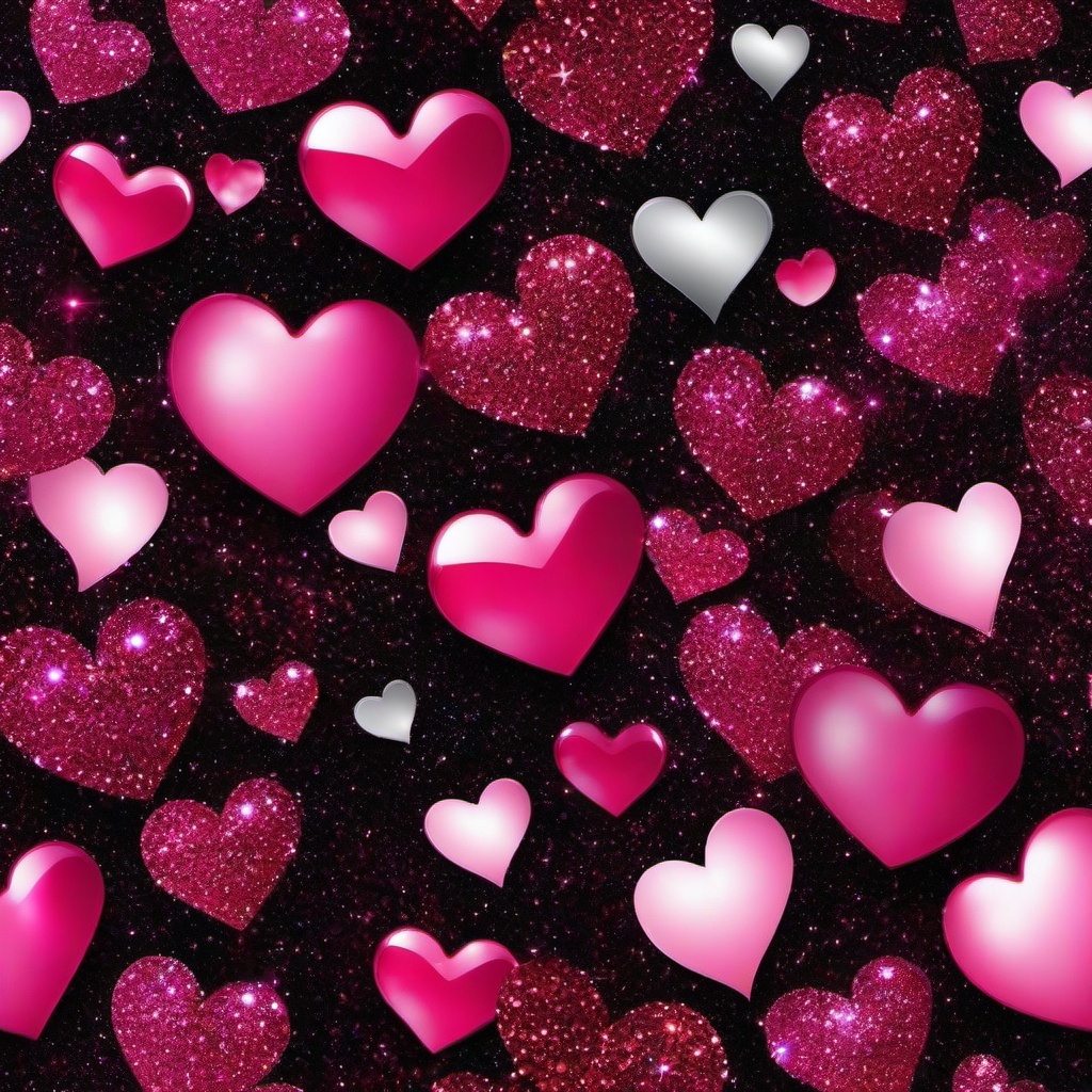 Glitter background - heart wallpaper glitter  