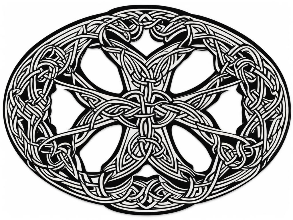 celtic knotwork - create a tattoo with intricate celtic knotwork, symbolizing interconnectedness and eternity. 