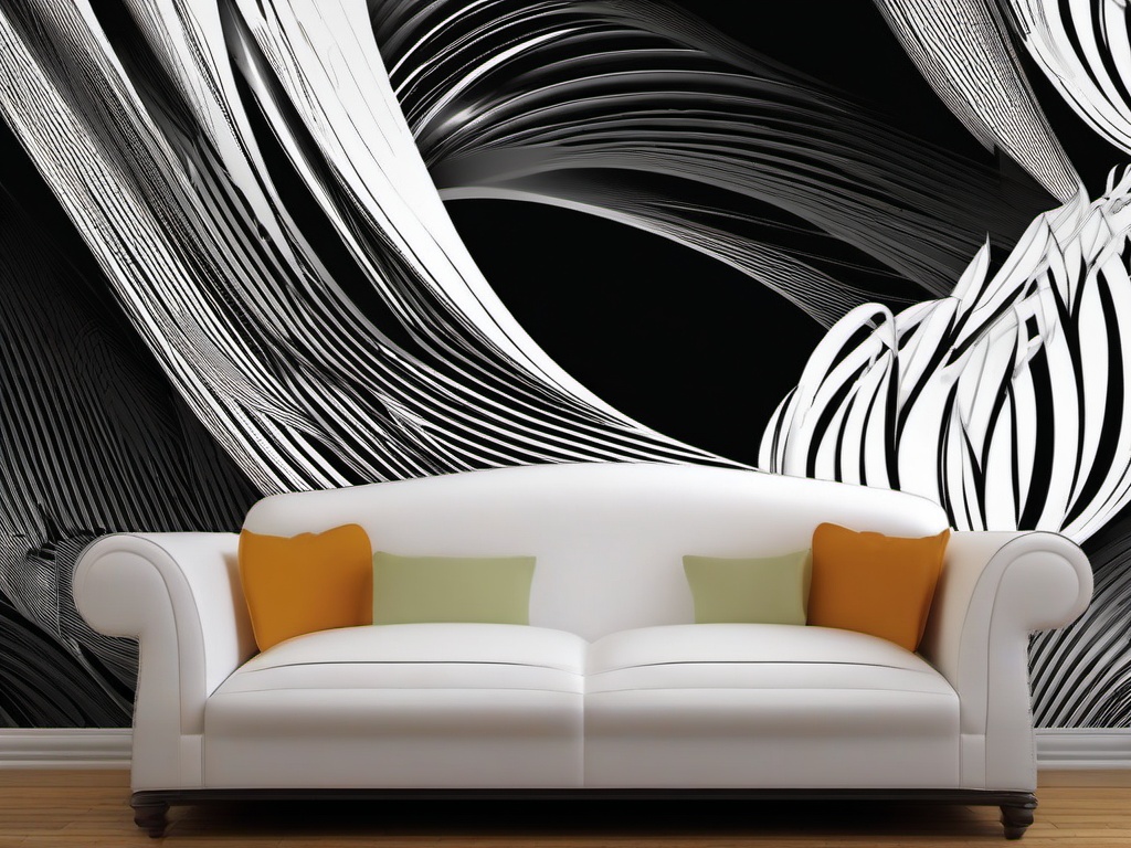 Black And White Wall Mural Wallpaper  ,desktop background wallpaper