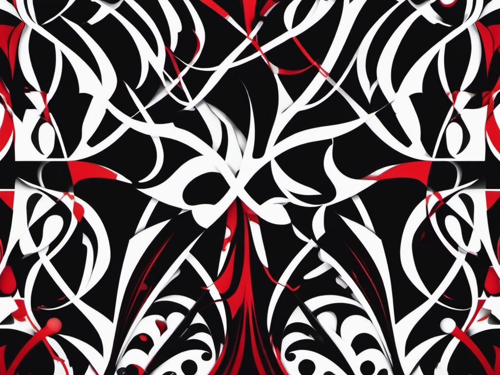 Black And White And Red Wallpaper - Iconic black, white, and red combination.  background wallpaper