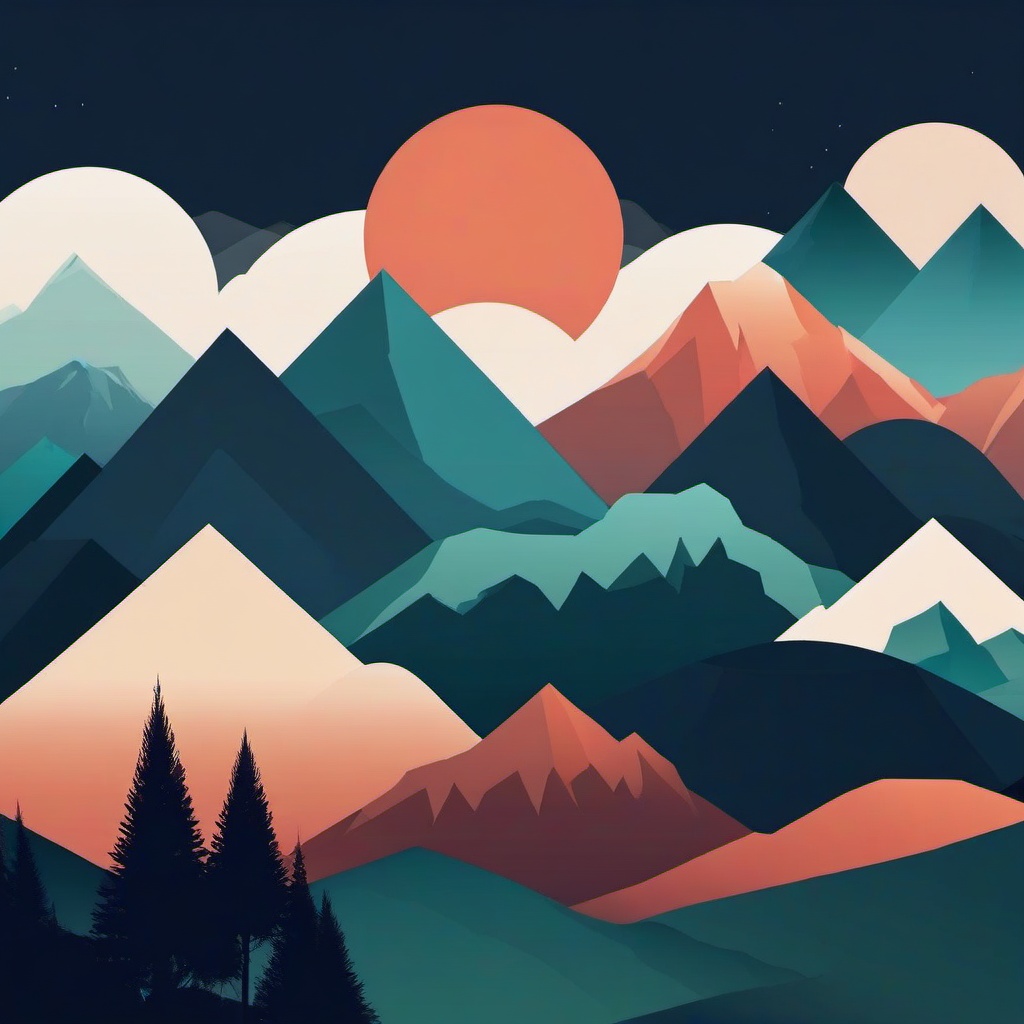 Mountain Background Wallpaper - minimalist wallpaper mountain  