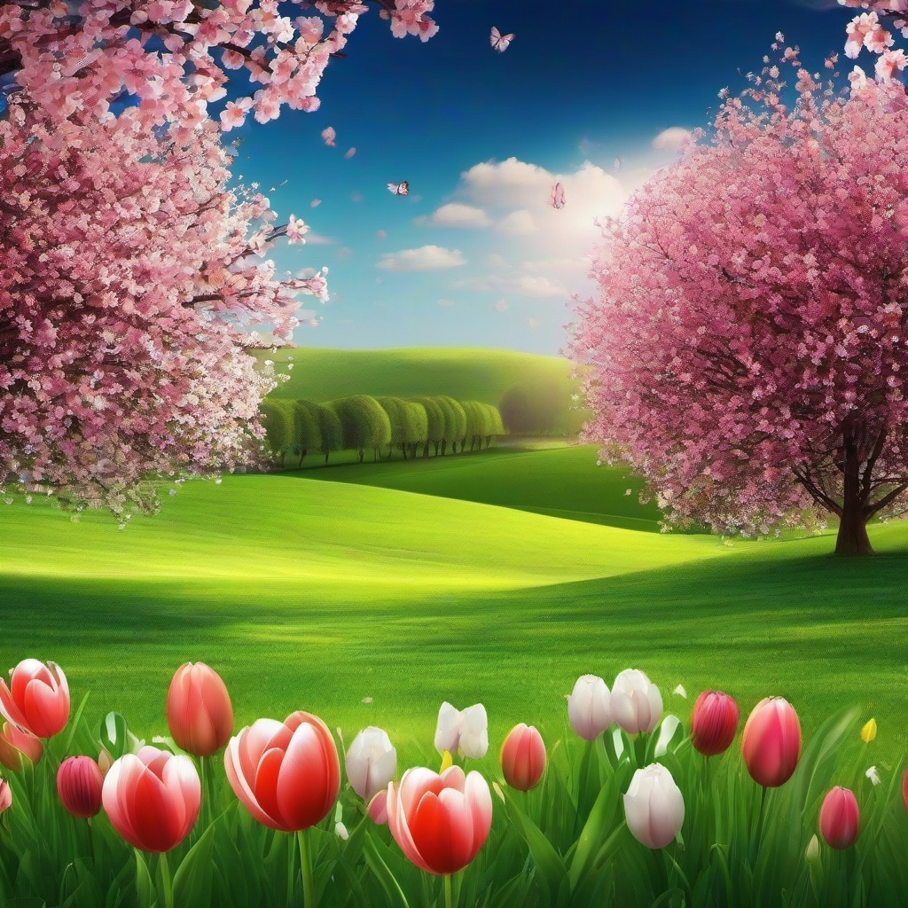 welcome spring background  ,background wallpaper