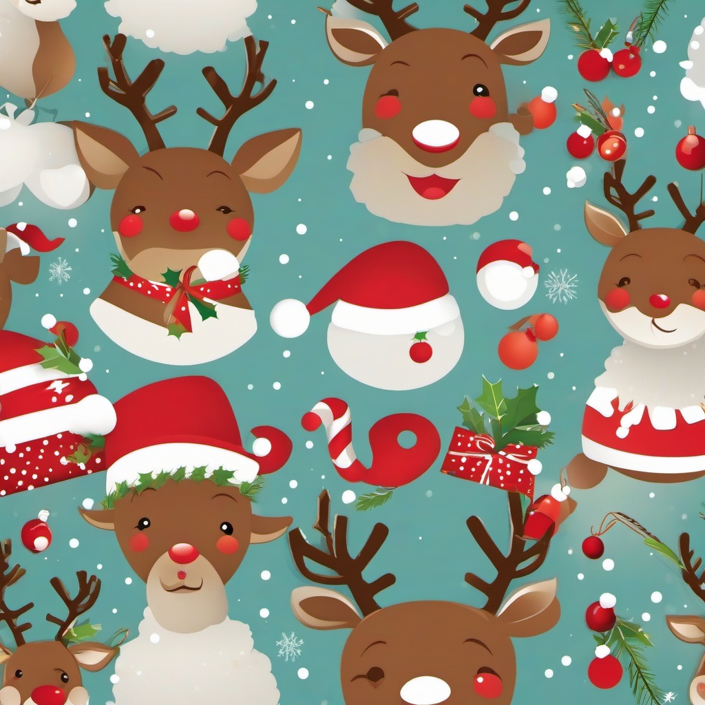 Christmas Background Wallpaper - rudolph the red nosed reindeer background  