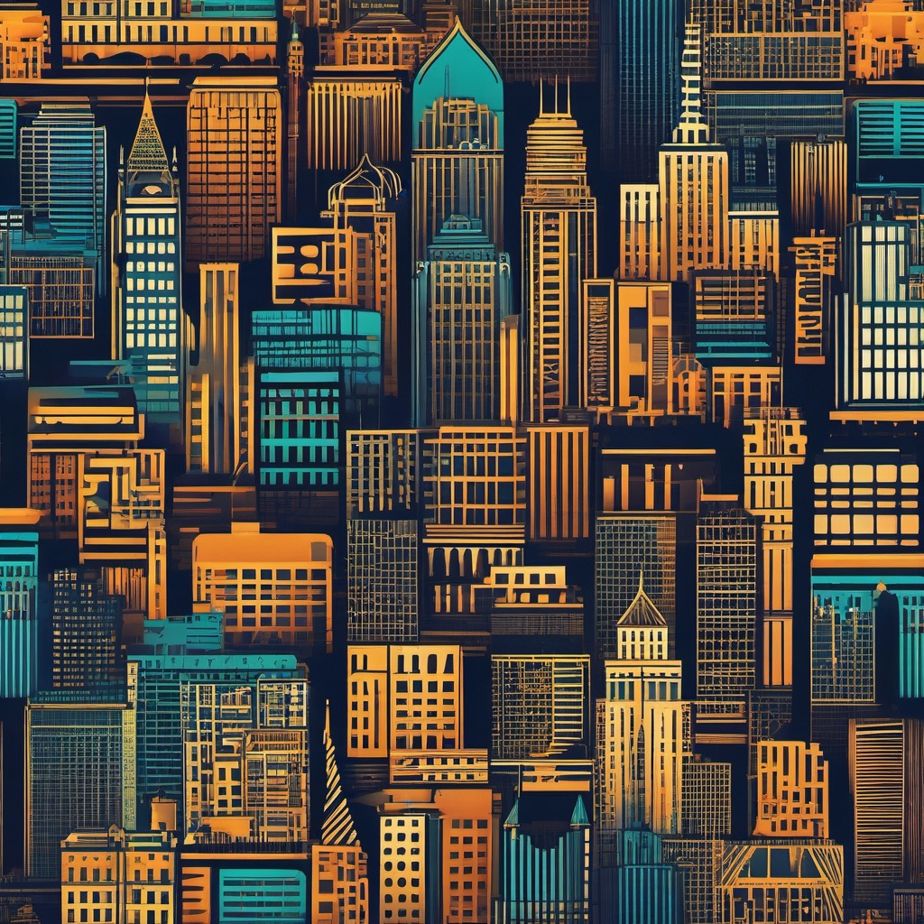 City Skyline Cool Wallpapers for Phone intricate details, patterns, wallpaper photo