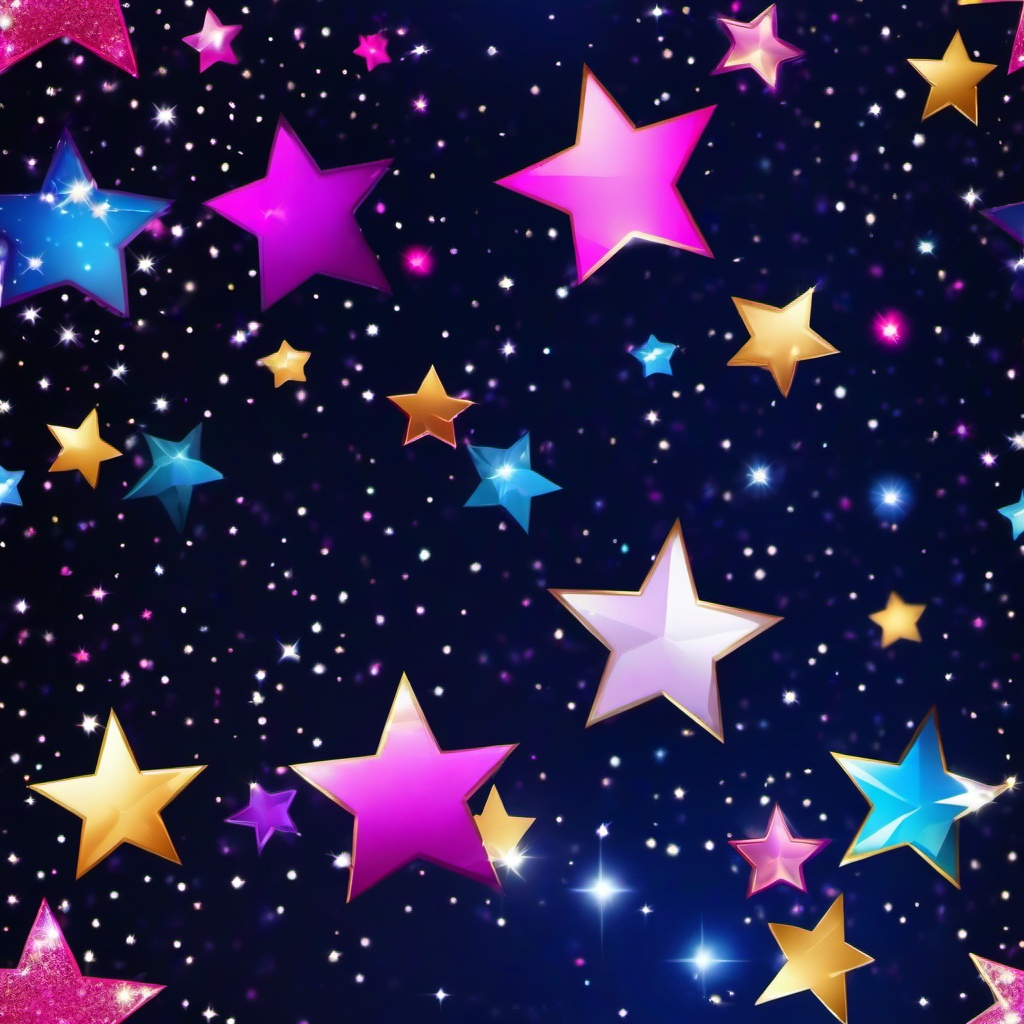 Glitter background - stars and glitter background  