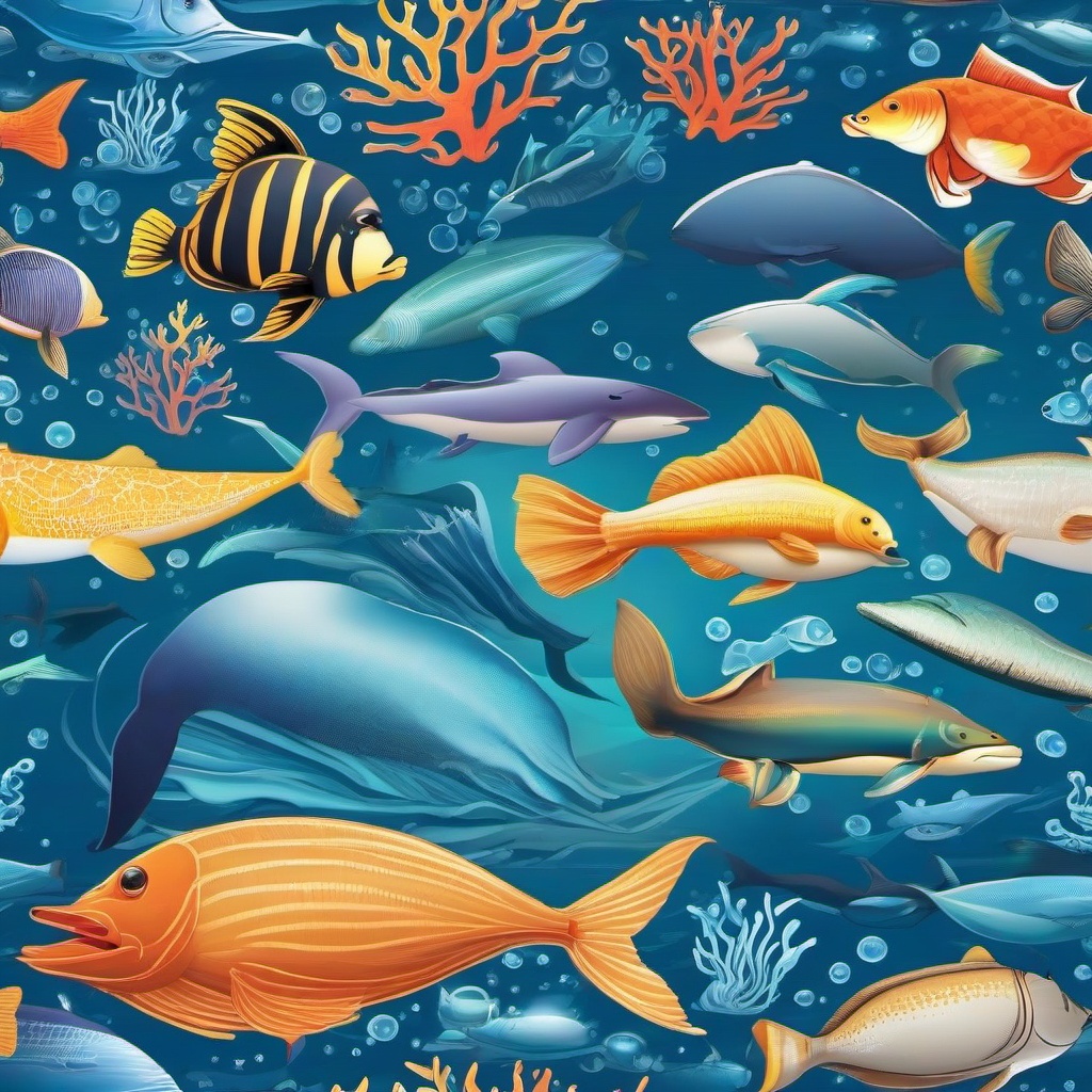 Ocean Background Wallpaper - ocean animal wallpaper  