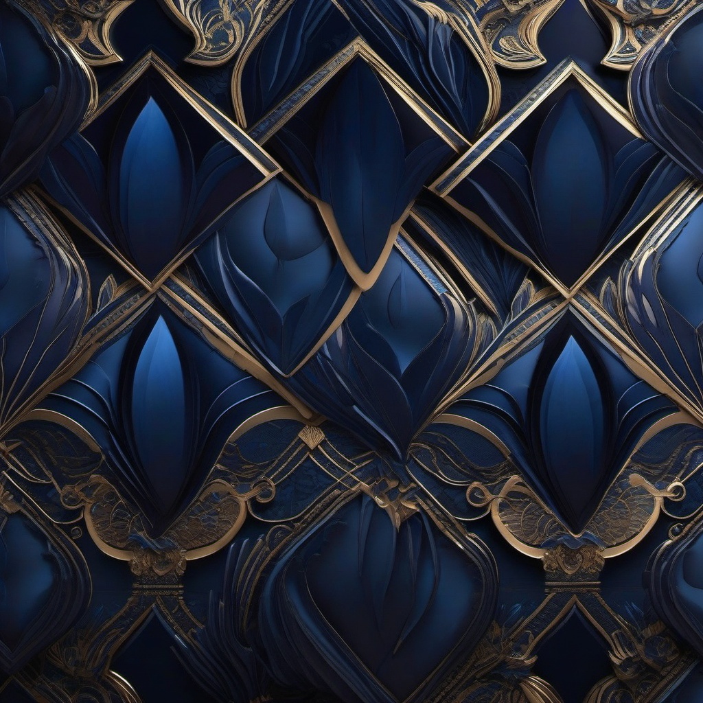 Dark Blue Wallpaper - Deep and Moody Blue Tones  intricate patterns, splash art, wallpaper art