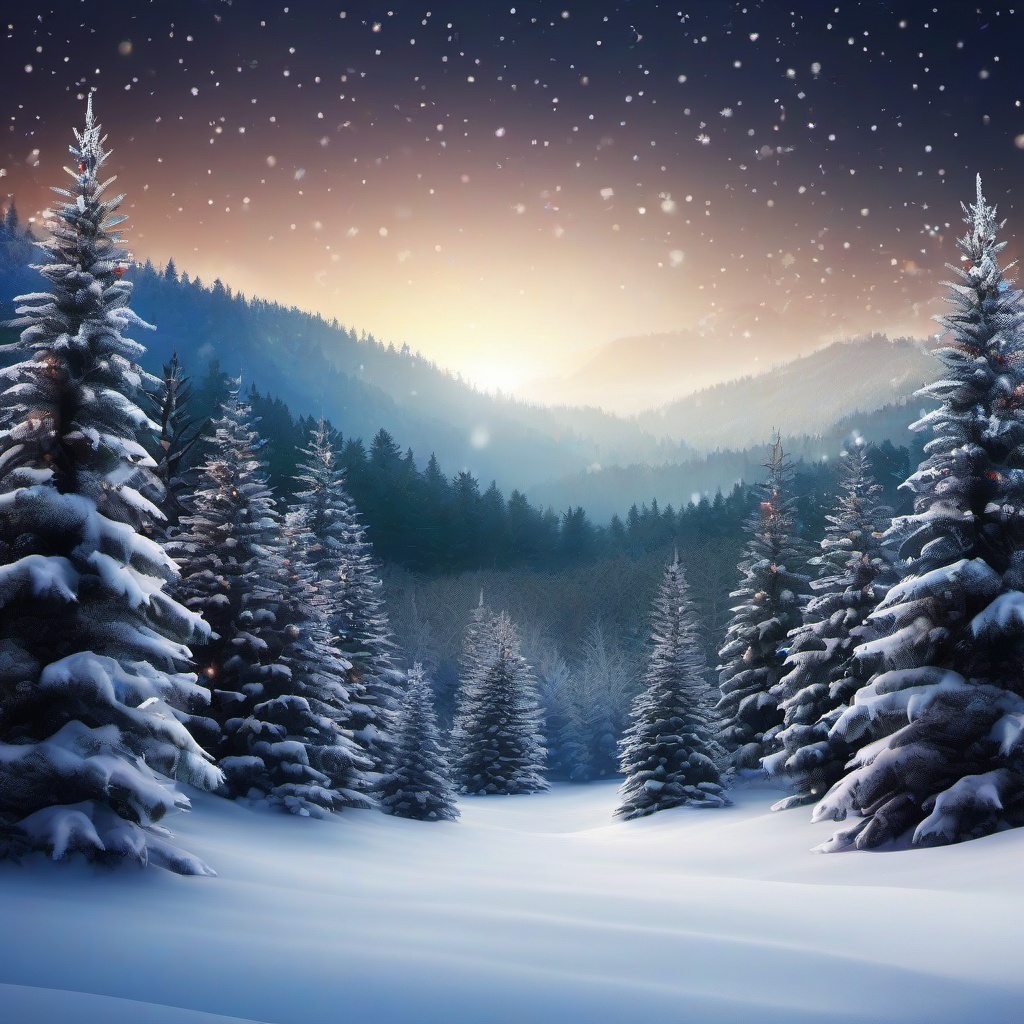 Christmas Background Wallpaper - christmas forest background  