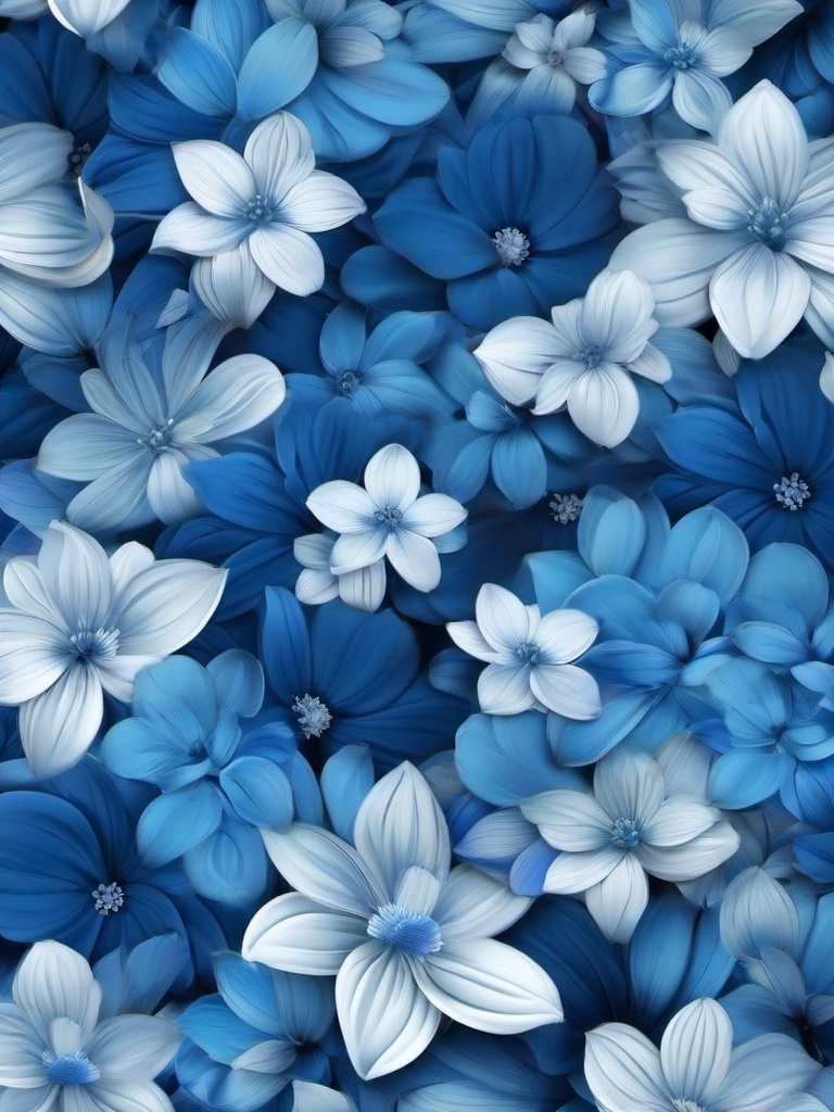 Flower Background Wallpaper - blue flower iphone wallpaper  