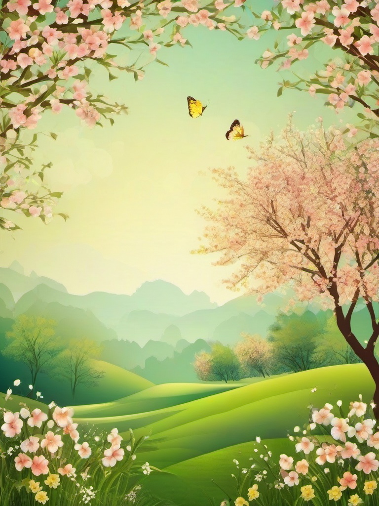 vintage spring background  ,background wallpaper