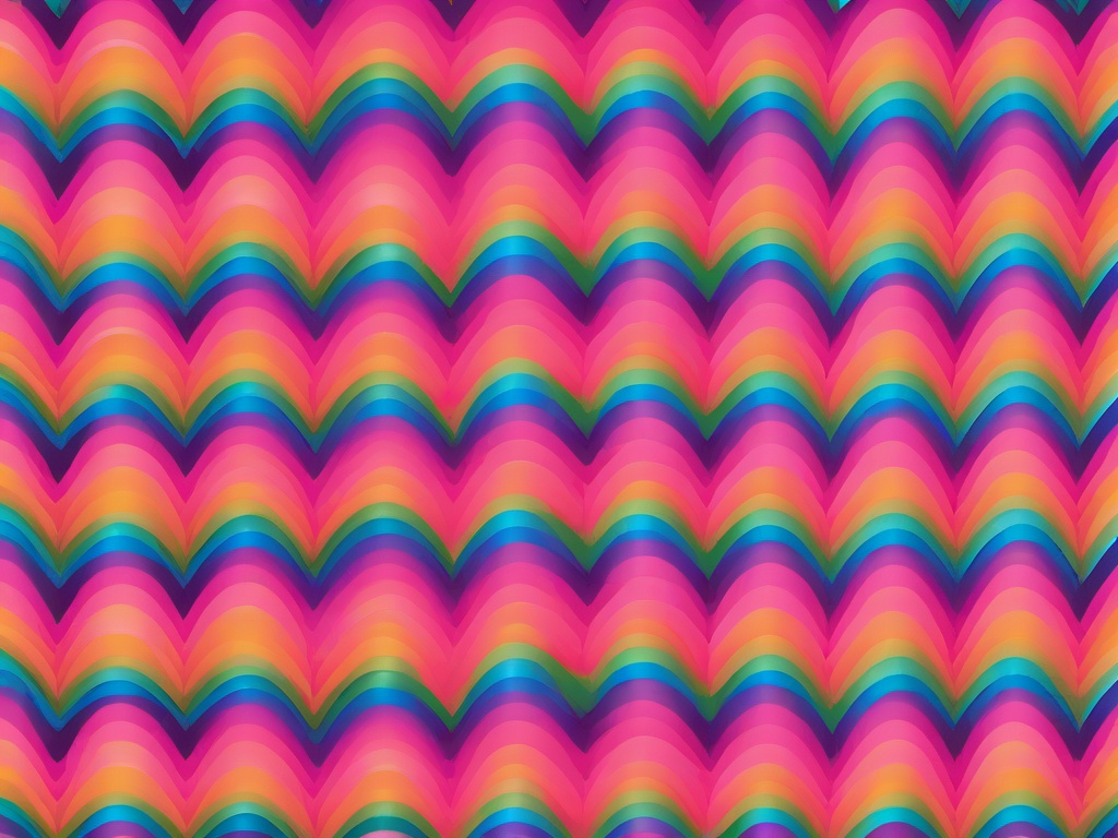 Rainbow Pink Background  