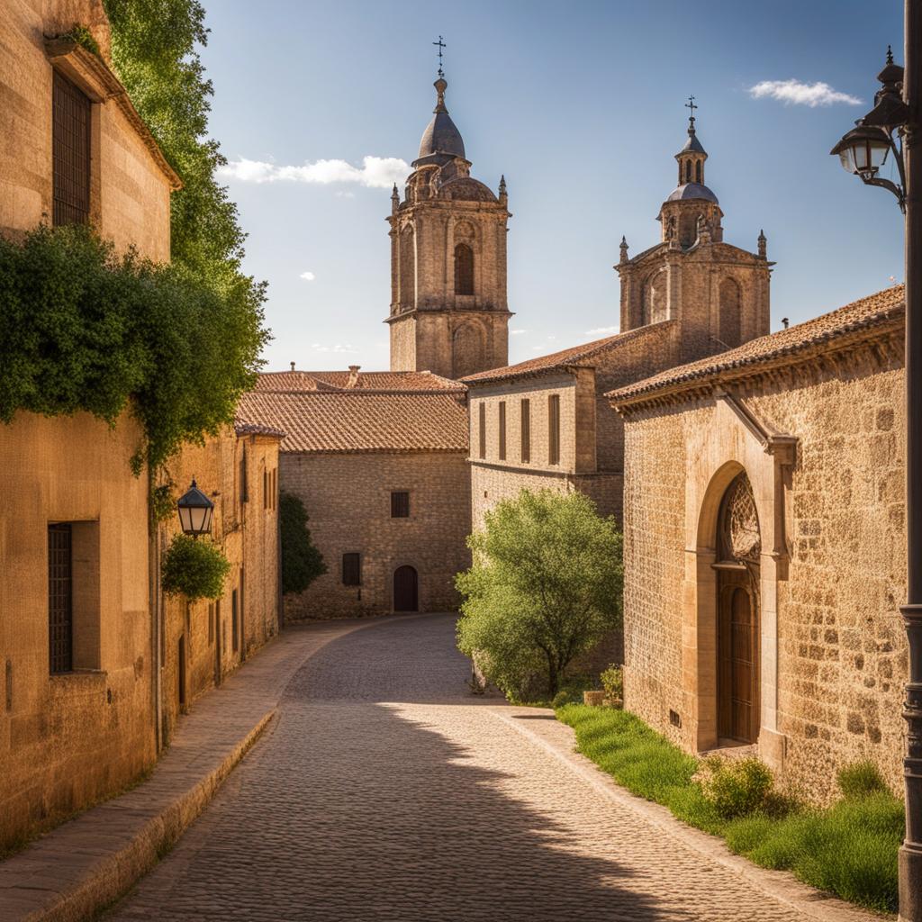 hidden charms of zamora - illustrate the hidden charms of zamora, showcasing its romanesque churches and medieval architecture. 