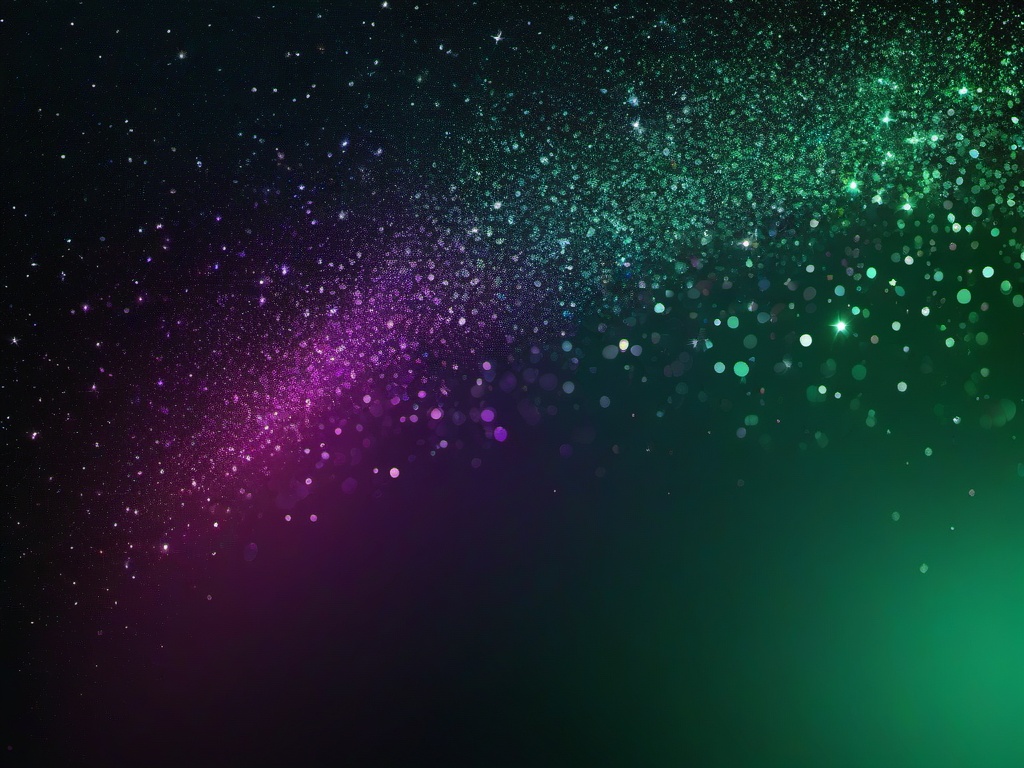 Dark Green Glitter Background  