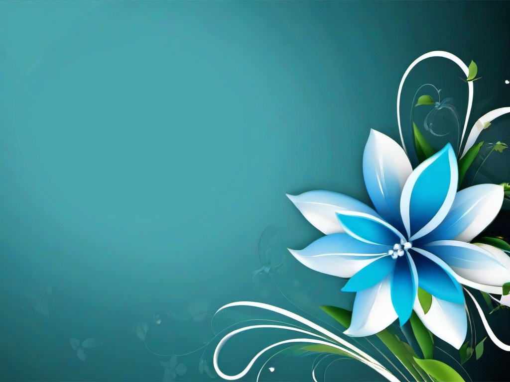 Flower Background Wallpaper - blue background flower  