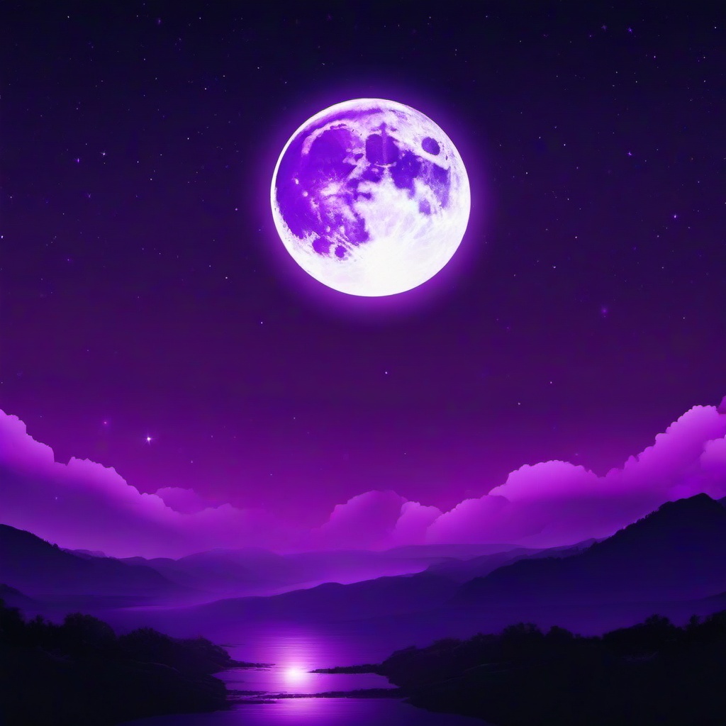 Purple Background Wallpaper - moon purple sky wallpaper  