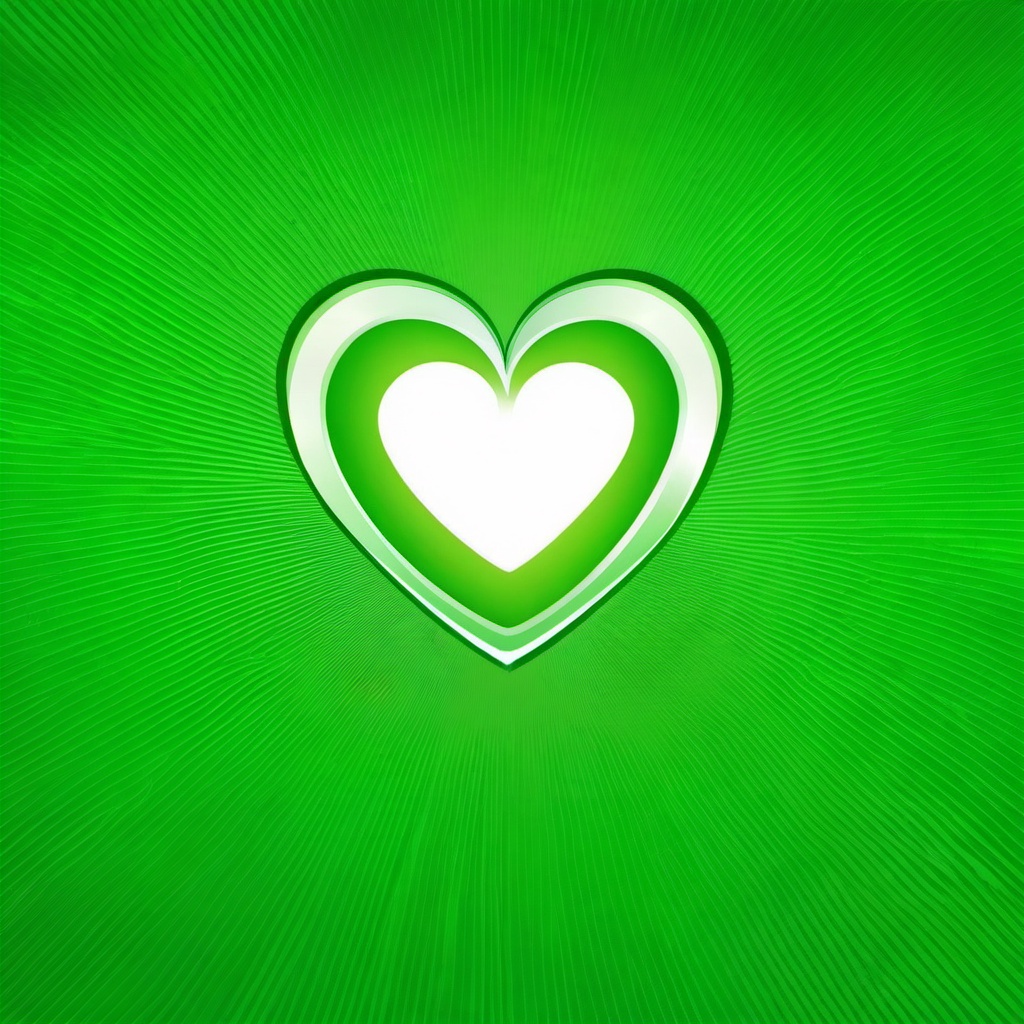 Heart Background Wallpaper - green background with heart  