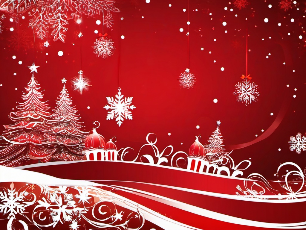 Red Christmas Wallpaper - Festive red wallpaper for Christmas season.  background wallpaper