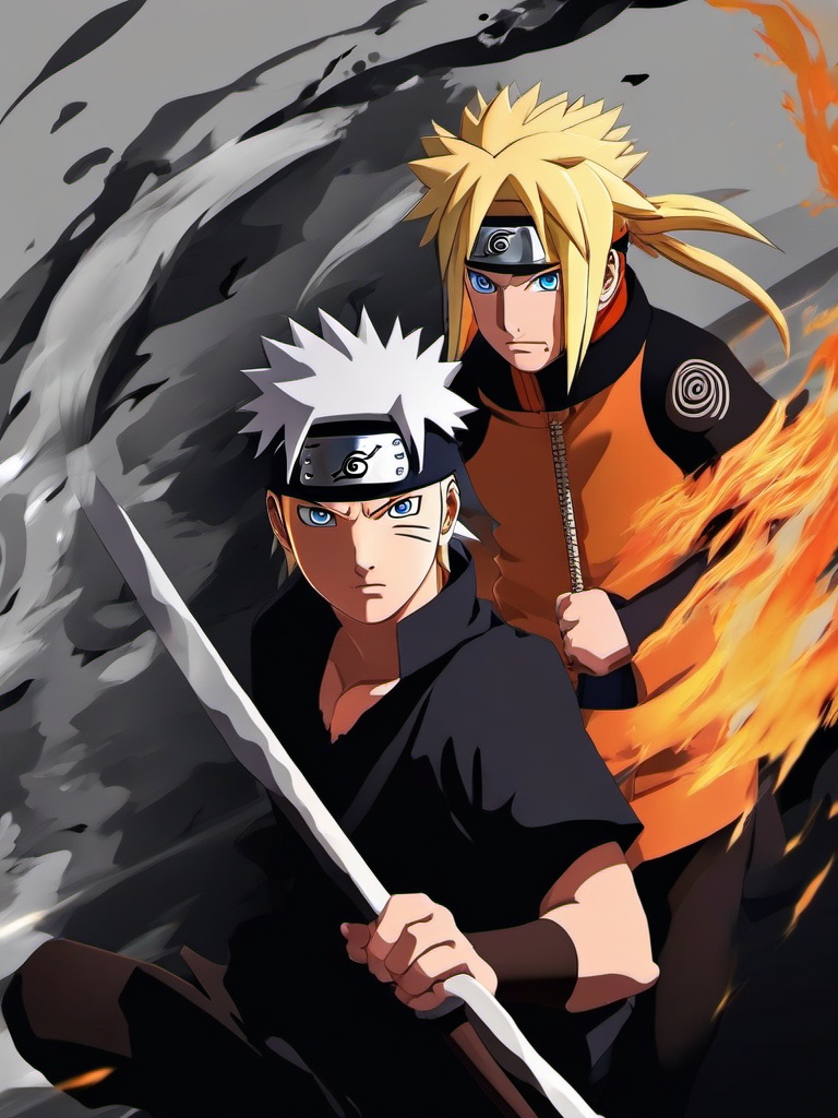 Naruto Wallpaper 4K Black  ,mobile iphone background wallpaper